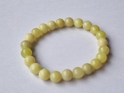 Naturalna bransoletka z jadeitami cytrynowymi