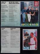 Depeche Mode - 2x teksty piosenek + kalendarz