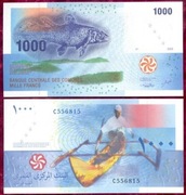 Komory 1000 francs 2005 UNC