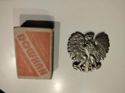 Orzeł, orzełek bez korony, PRL, urzędowy, milicja, MO, ZOMO, kolekcjonerski