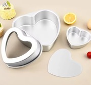 SERCE Formy 2szt zdejmowany spód do pieczenia ciast deserów 