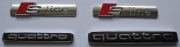 Emblematy Audi S-Line + Quattro