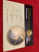 Monety - US Quarter Dollars- Delaware - certyfikat