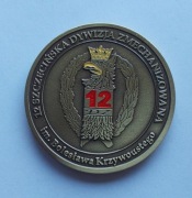 Coin    12 SZCZECIŃSKA DYWIZJA ZMECHANIZOWANA  - złoty