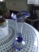 Wazon szklany z kobaltem 