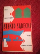 Beskid Sądecki Mapa 1974