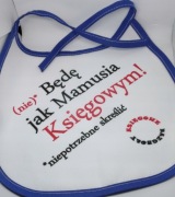 Śliniaczek dla małego księgowego, prezent dla księgowej