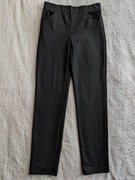 Czarne eleganckie spodnie dresowe dresy sportowe George 152 - 158 jak nowe