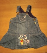 Sukienka jeansowa r. 80