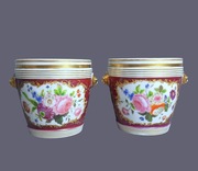 Osłonki Doniczki Biedermeier Cache-pot Vieux Paris 1840