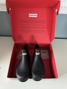 Kalosze Hunter  czarne,krótkie ,rozmiar 34 NOWE