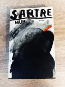 Jean-Paul Sartre Mur Czytelnik Miękka Oprawa Obwoluta Projekt Jan Bokiewicz