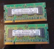 SAMSUNG 1 GB DDR2,  2 x 512 MB PC2 - 5300S