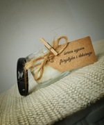 Mała świeca sojowa 30 ml. Podziękowania dla gosci.