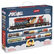 CZUCZU UKŁADAM POCIĄGI 9,5metra !!! PUZZLE DWUSTRONNE PREZENT