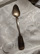 Duza srebrna lyzka z data 5 kwietnia 1863(bitwa pod Szklarami).