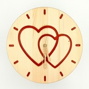 Zegar z żywicą, nowoczesny zegar na ścianę, zegar ścienny do sypialni