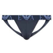 Emporio Armani rozmiar L granatowe jockstrapy bielizna męska sport siłownia