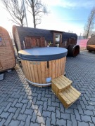 BALIA Ogrodowa OD RĘKI HOT TUB Bania Jacuzzi 200cm piec zewnętrzny