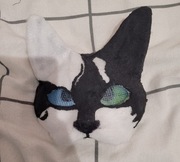 Maska therian własnoręcznie robiona 