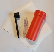 ZESTAW NAPRAWCZY DO DESKI SUP KLEJ ŁATY DO DESEK ŁATKA PONTONU BASENU ETUI