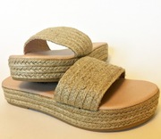 Damskie klapki - espadryle rozm.39