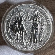 Srebrna moneta Allegories: Galia i Germania 1oz 2023 z Certyfikatem
