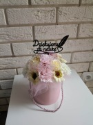 Flowerbox Podziękowanie Kwiaty mydalne Prezent na zakończenie