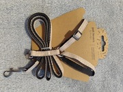 Szelki i smycz odcienie beżu 