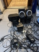 Glosniki creative 7 sztuk i dwa zasilacze