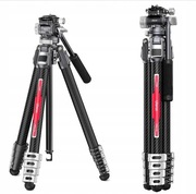 Profesjonalny statyw ULANZI TT 09 - carbon, głowica fluid, idealny do video