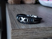 Bransoletka z rzemyków unisex 