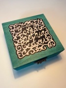 Zestaw dla artysty w drewnianym pudełku na prezent