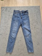 Jeansy Zara z wysokim stanem