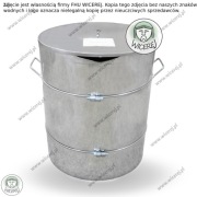 Odstojnik do miodu Nierdzewny 60L z Profilowanym Stożkiem 