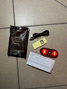 Nowa lampka na kask USB na rzep
