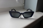 damskie okulary przeciwsłoneczne nowe granatowe z metką