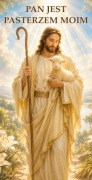 Baner religijny Boże Ciało 200x100 cm Jezus, "Pan jest Pasterzem moim"