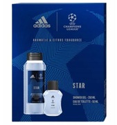 ADIDAS ZESTAW UEFA CHAMPIONS LEAGUE EDITION WODA EDT 50ml + ŻEL 250ml