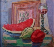 Marian Malina "Martwa natura z arbuzem ".