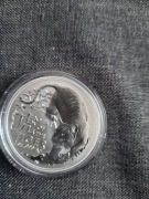 MONETA SREBRNA Z SERII LUNAR ROK TYGRYSA 2022 AUSTRALIA STAN MENNICZY