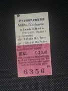 Magnes Bilet Elsenmuhle (Poznań Wola) - Posen Hbf