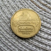 Finlandia 5 Markka 1984r