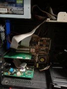 Retro komputer at w obudowie ATX k5 100mhz dos 6.22