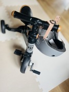 Rower biegowy Milly Mally Grey optimus 3in1 20" srebrny, szary