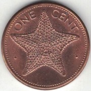 Bahamy 1 cent 1992 - 19 mm nr 1