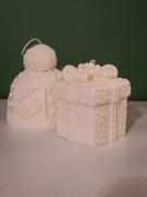 Świeczka świąteczna zapachowa duża dekoracyjna zestaw 2 /6