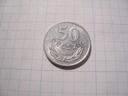 Polska moneta 50 gr groszy 1986