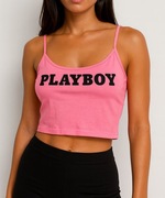 Różowy top playboy s 
