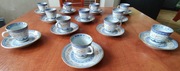 Zestaw do espresso z chińskiej porcelany [filiżanki ze spodeczkami 12 szt.]